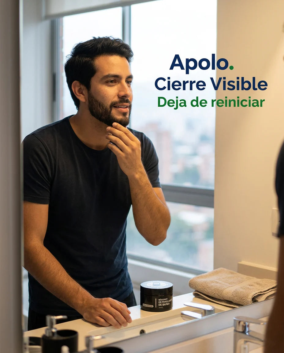 Apolo ORIGINAL 100ML Estimulante de barba con Minoxidil al 20%