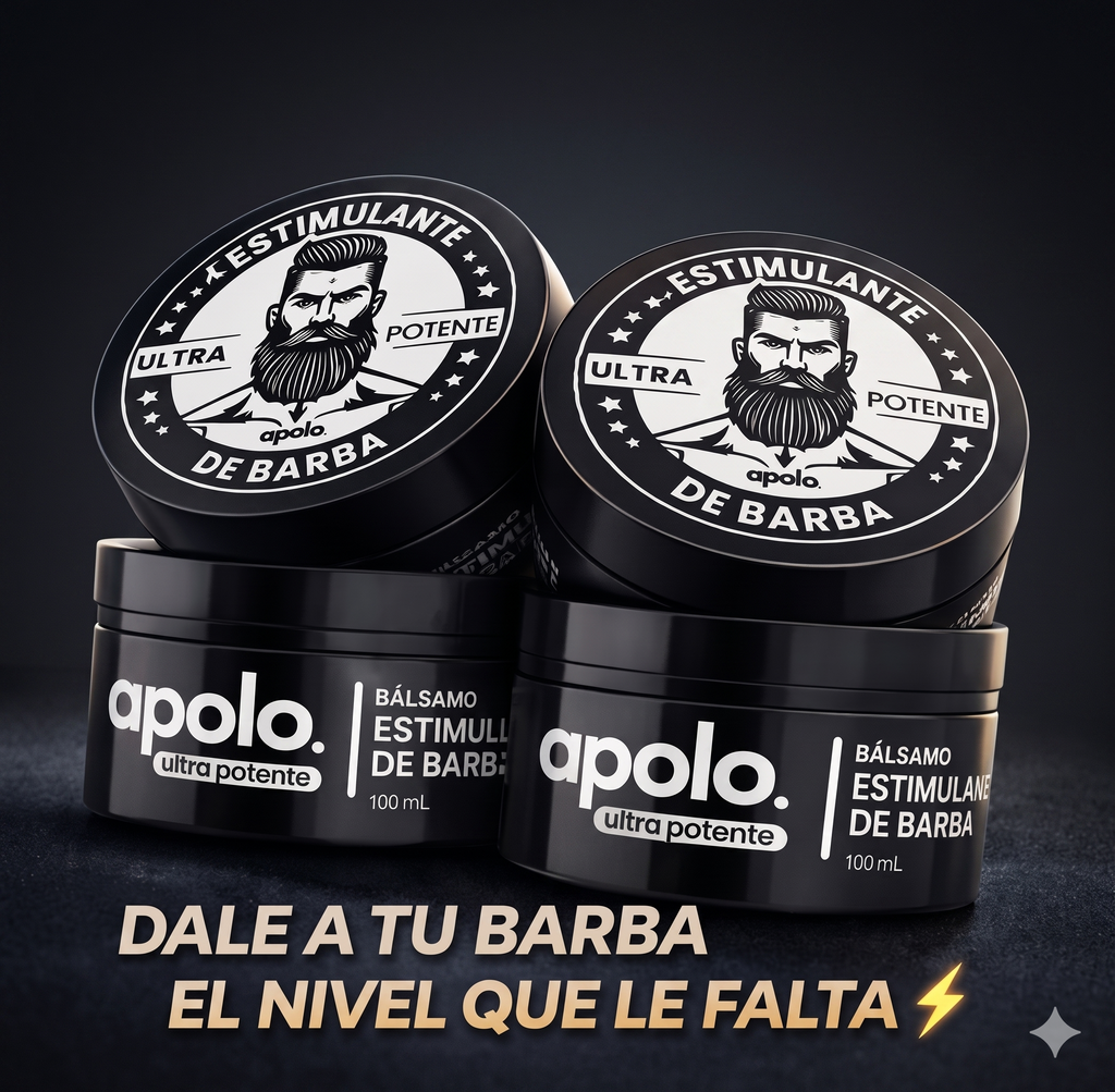 Apolo ORIGINAL 100ML Estimulante de barba con Minoxidil al 20%